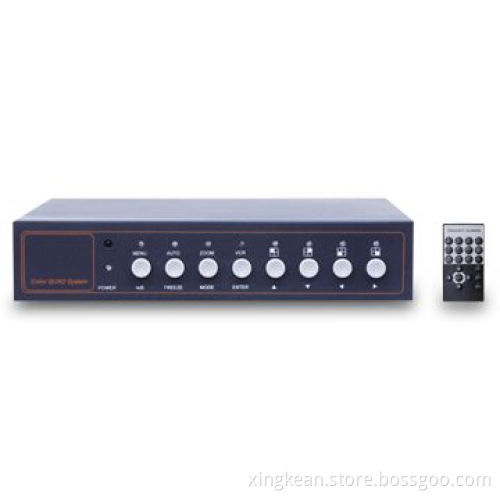 4CH Quad Processor with CIF Full Real-time Display, Supports Video Moving and Detecting Alarm